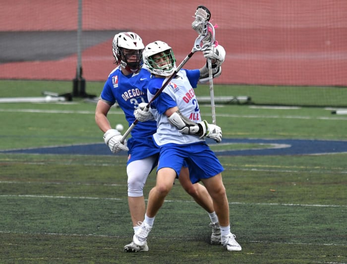 Oregon high school boys lacrosse 2022 all star game Taylor Balkom 39